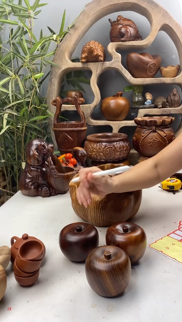 香樟木A11小苹果摆件/尺寸
