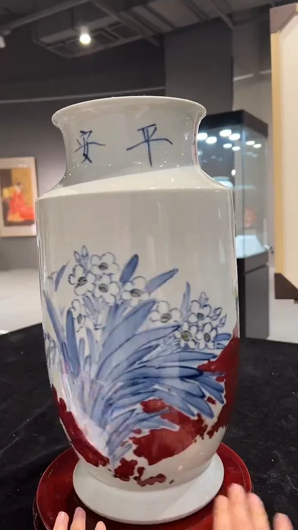 其他瓷崔景哲-瓷器-B中-竹报平安