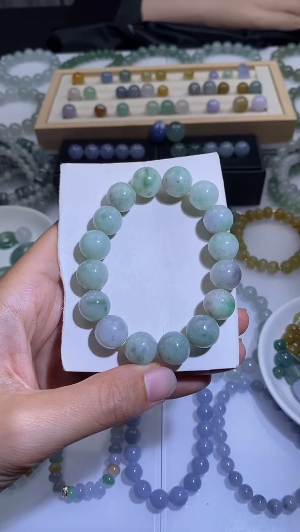 未镶嵌手链翡翠天然翡翠a货 12+