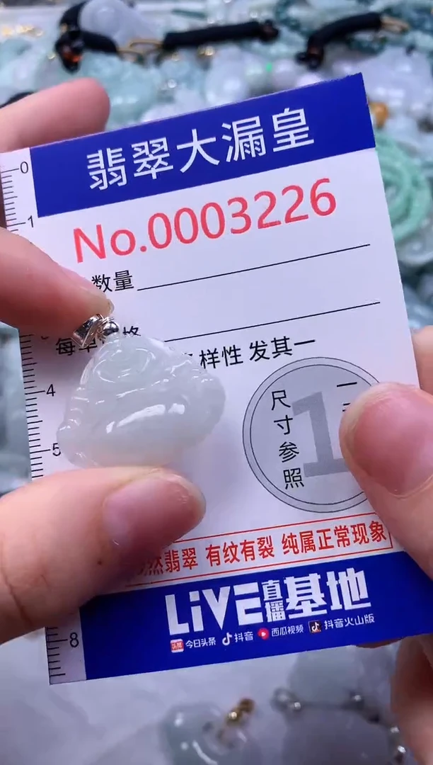 吊坠(不含链)未镶嵌翡翠3226