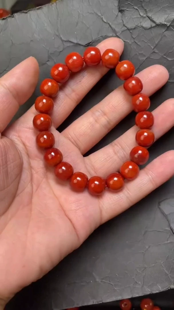 未镶嵌203南红玛瑙手串