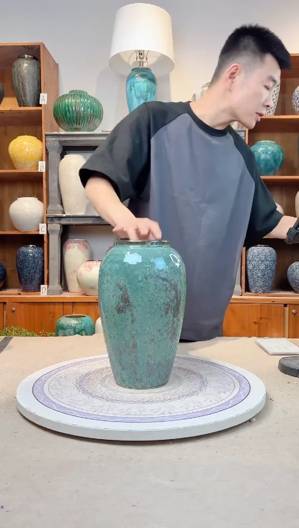 瓶孤品 瑕疵陶瓷花瓶  a168