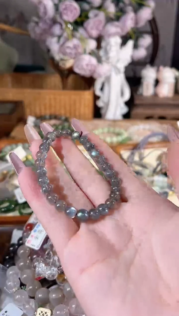 未镶嵌手链拉长石多样性发其一孤品默认微瑕