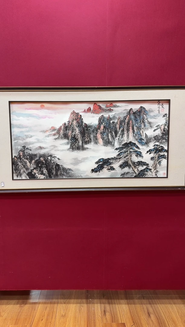 国画Z天津人美-杨燕民8平尺山水作品