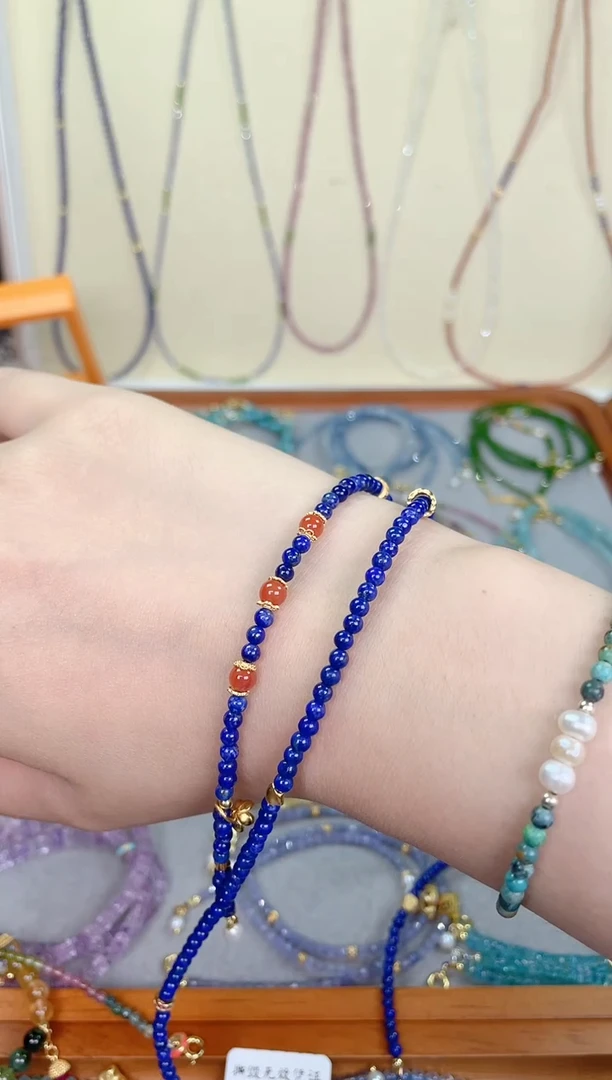 未镶嵌青金石手链双圈