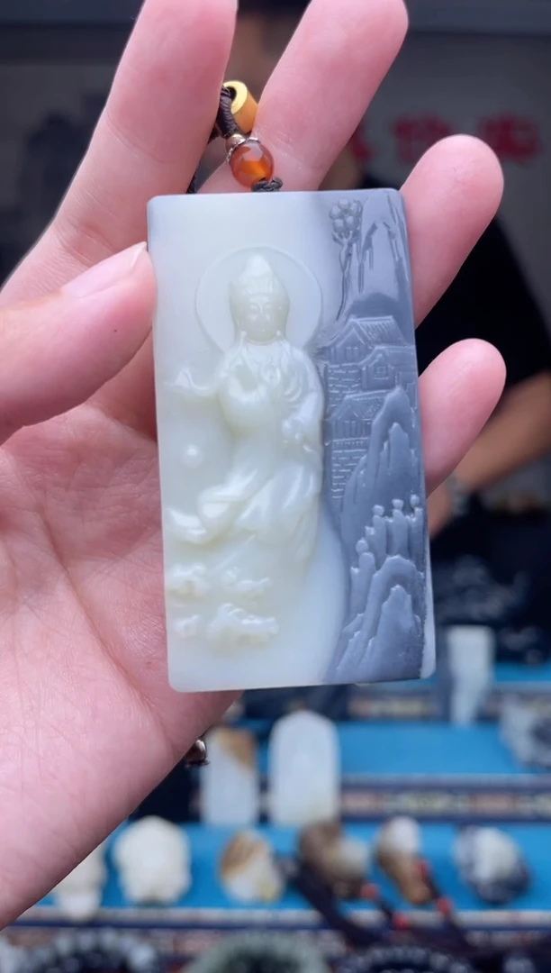 未镶嵌和田玉挂件相**沫1