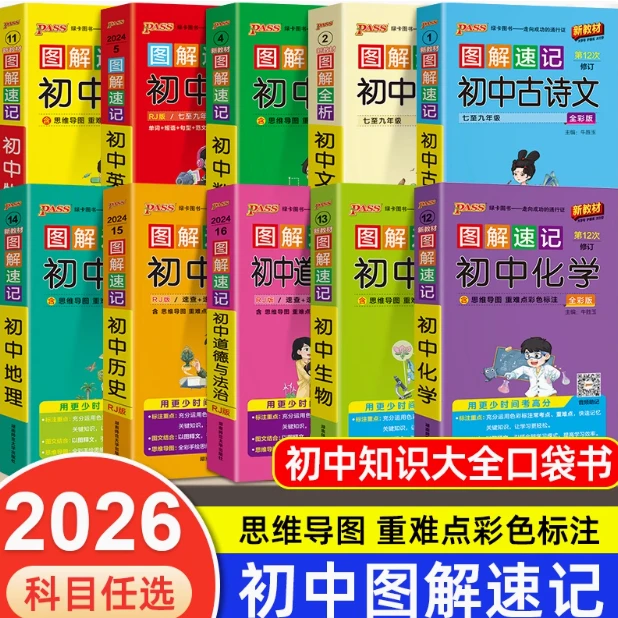 【新华书店】威海地区初中 图解速记