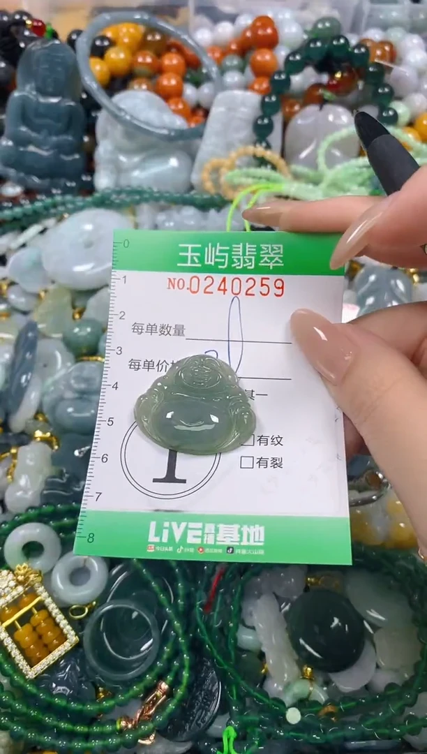 颈饰未镶嵌翡翠闪购0240259