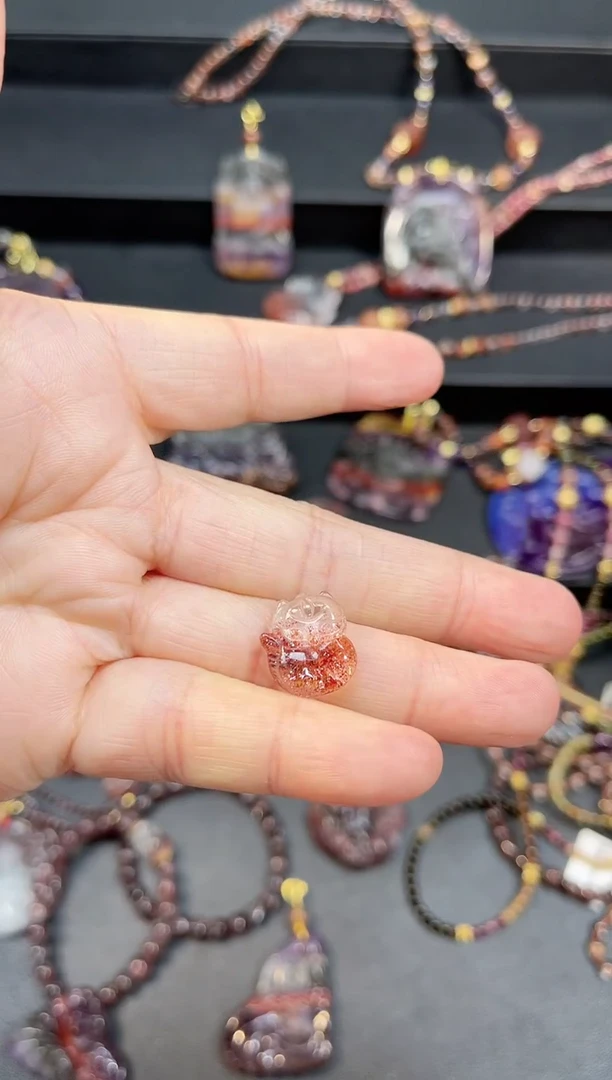 未镶嵌颈饰水晶【百晶灵儿】定制款
