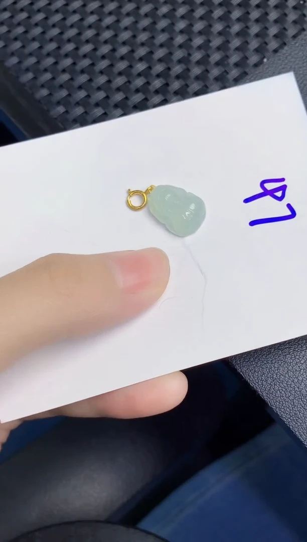 翡翠未镶嵌颈饰天然翡翠緬甸A貨