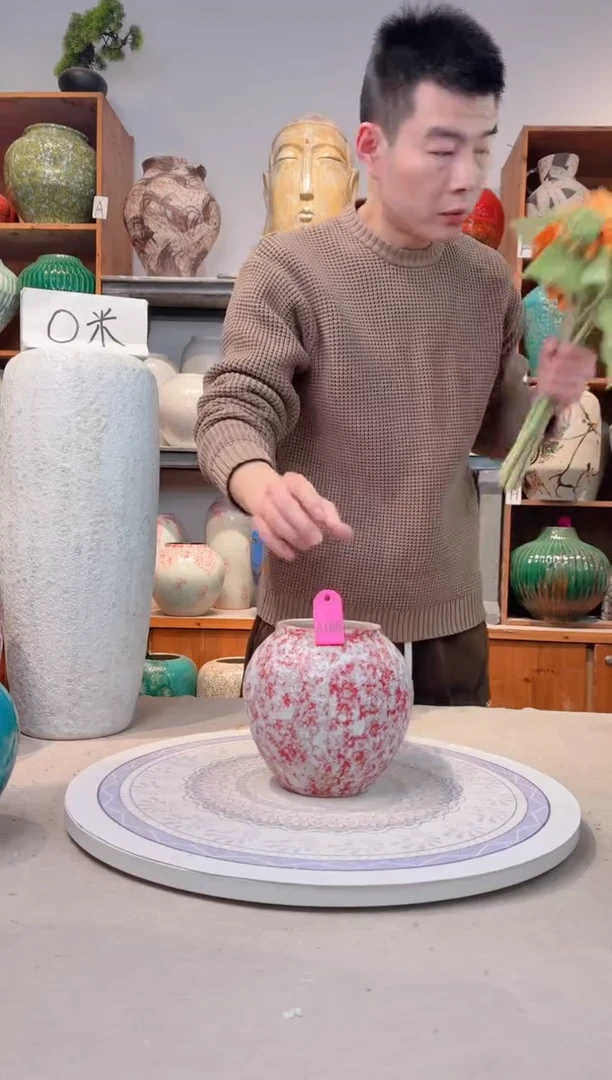 陶瓷花瓶 无花  福利 a168