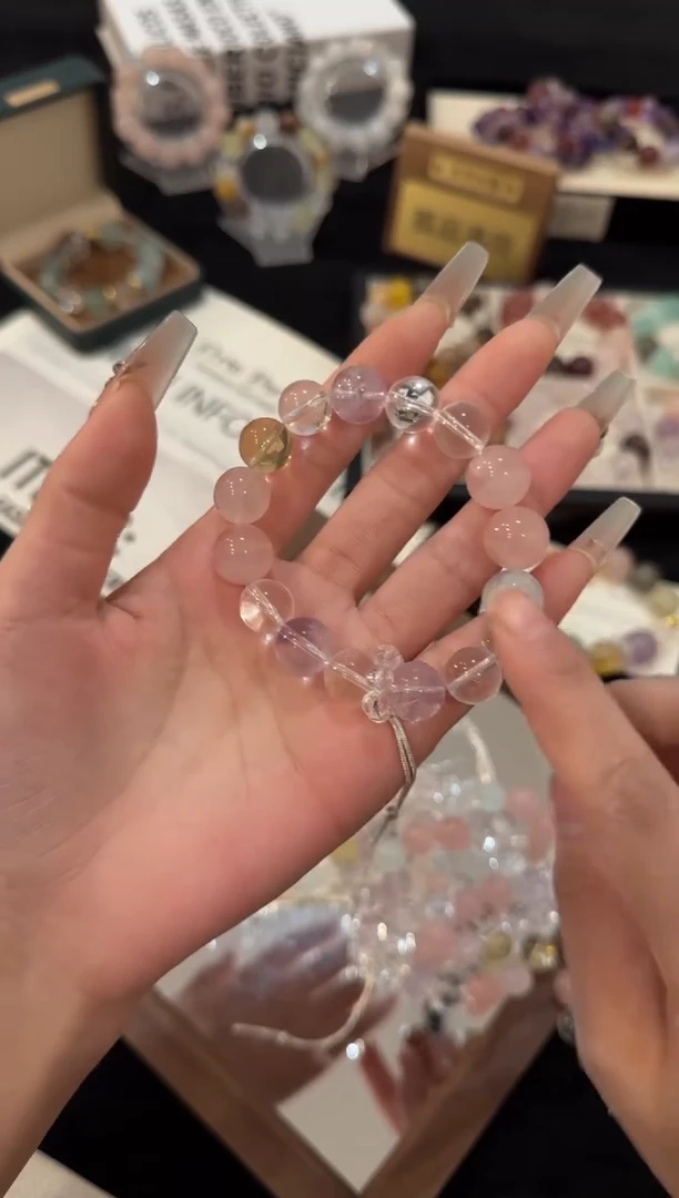 合金手链水晶多宝x3017