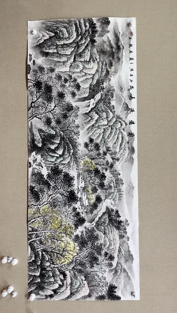 国画180*68 杨志龙杨志龙杨志龙杨志龙