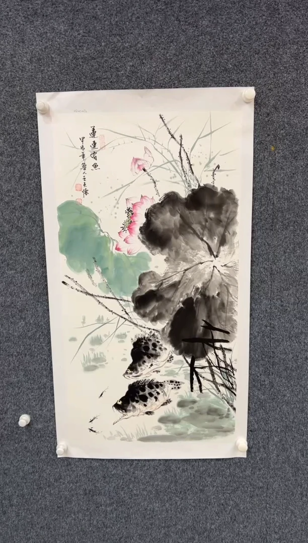 【闪购商品】国画2.7-王夫怀-三尺花鸟-005