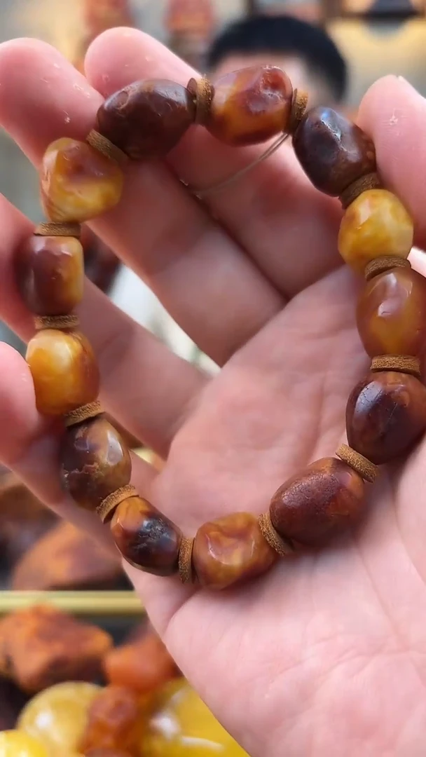 未镶嵌琥珀手串手串