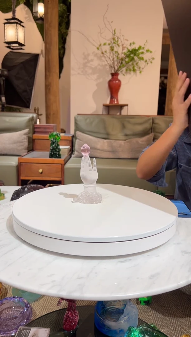 【闪购商品】摆件FML035佛手拈花水晶琉璃摆件