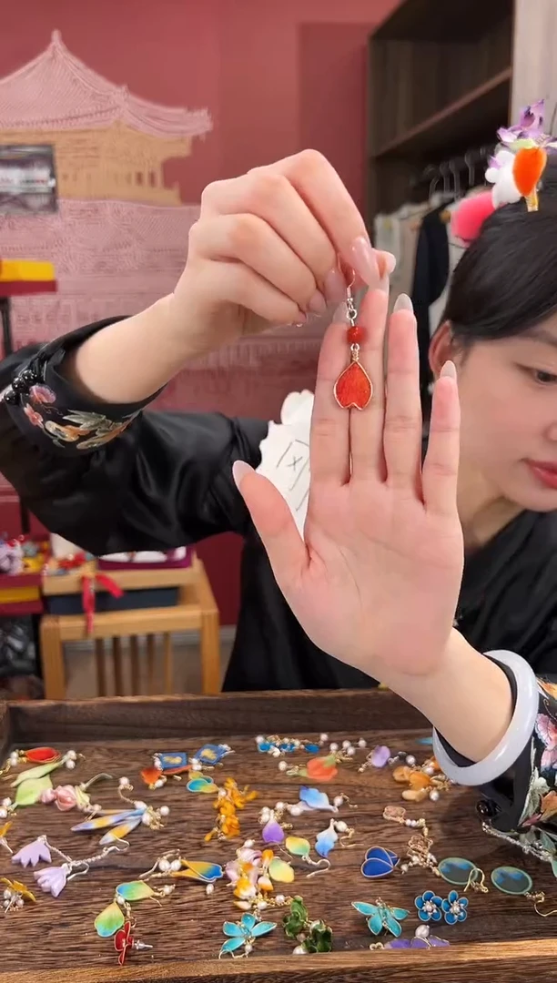 【闪购商品】刺绣苏绣世家非遗手工（耳环）