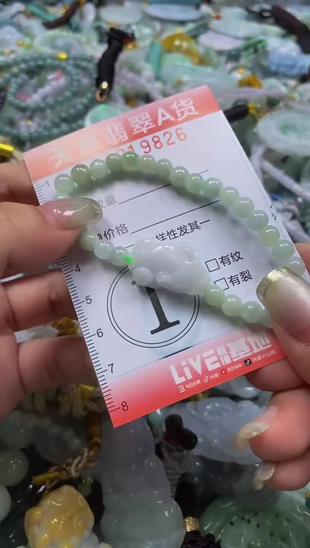 翡翠未镶嵌颈饰闪购0019826