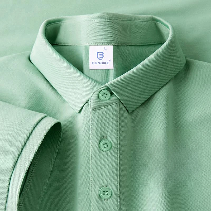 冰丝polo衫定制工作服印logo团队文化衫夏季企业短袖t恤订制工衣