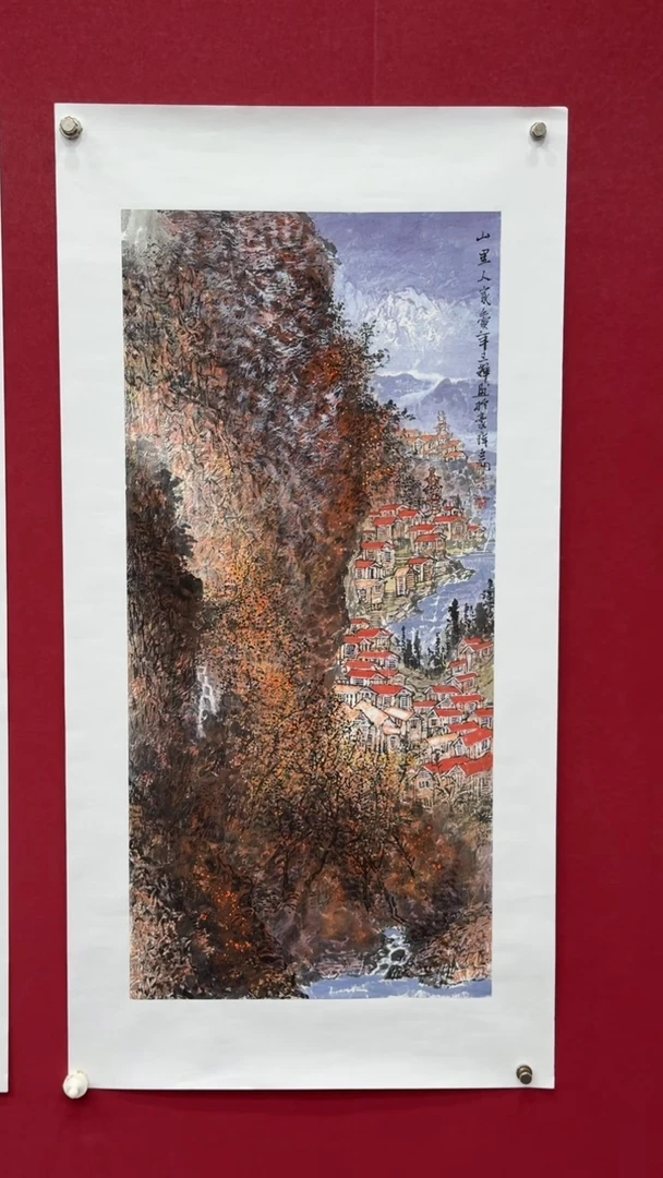国画国画绘画山水花鸟