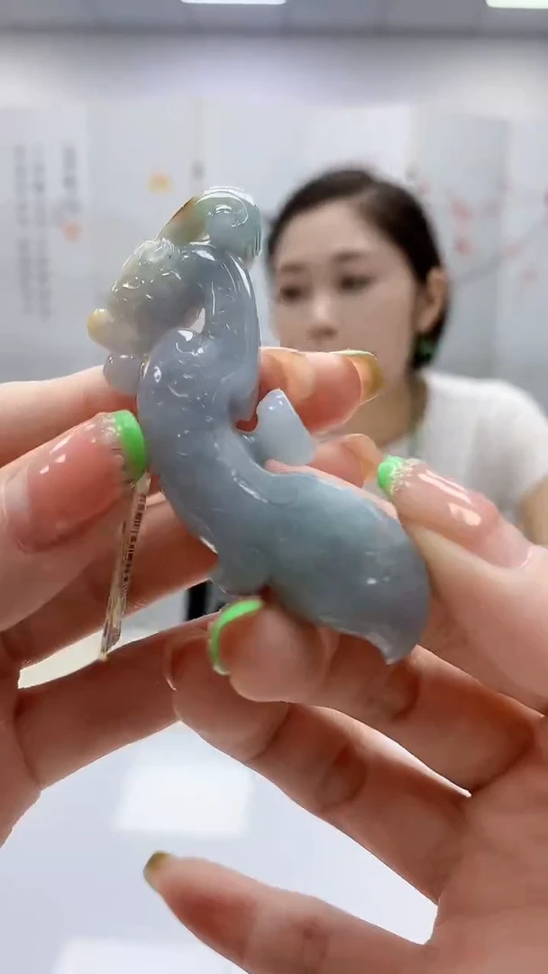 未镶嵌定制翡翠3099ry-毛货挂件94