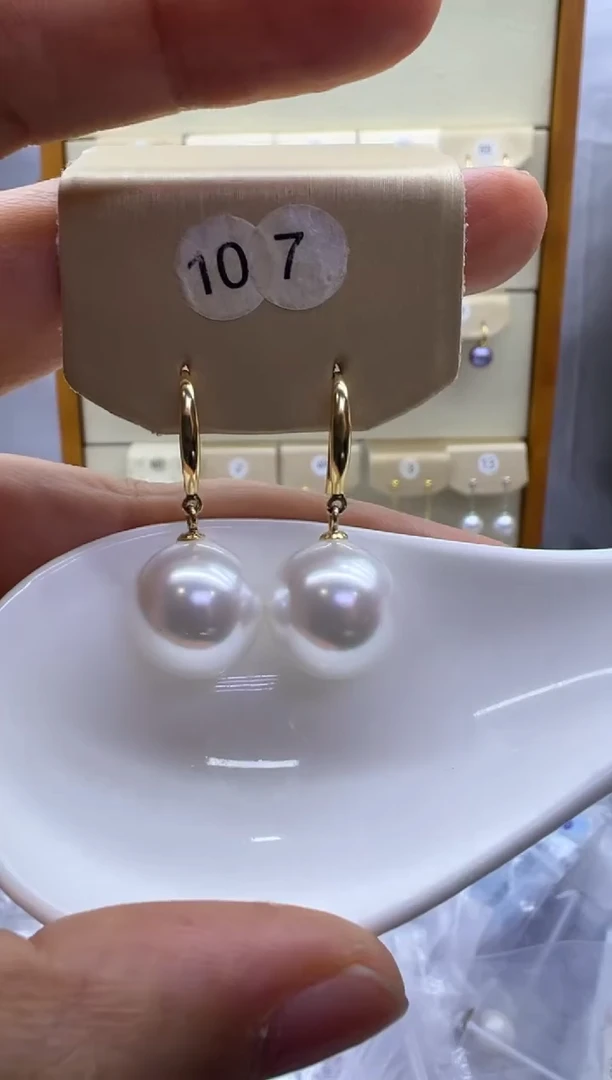 未镶嵌耳饰淡水珍珠107