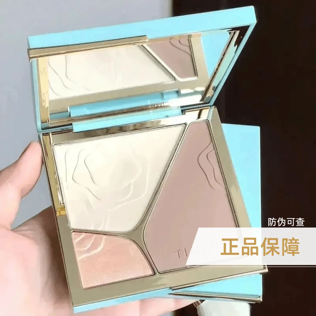 升级3.0【官方正品】彩棠高光修容一体盘三色哑光珠光提亮鼻影自然