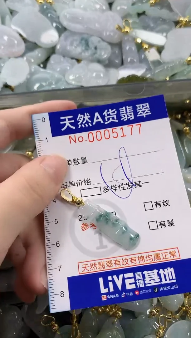 颈饰未镶嵌翡翠天然A货翡翠