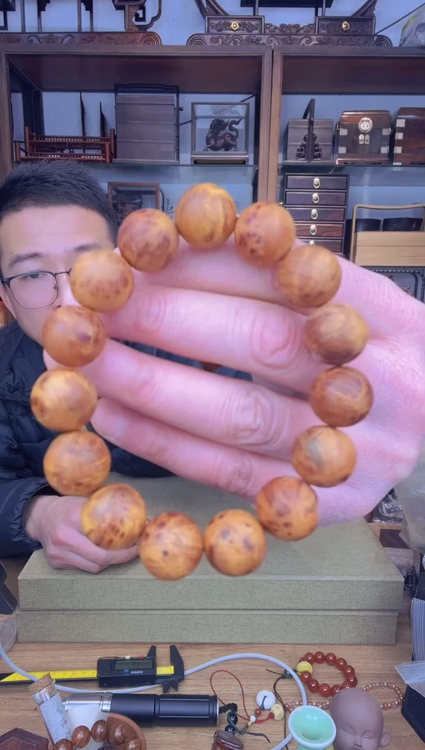 【闪购商品】乌木类书架863崖柏1.5单圈手串