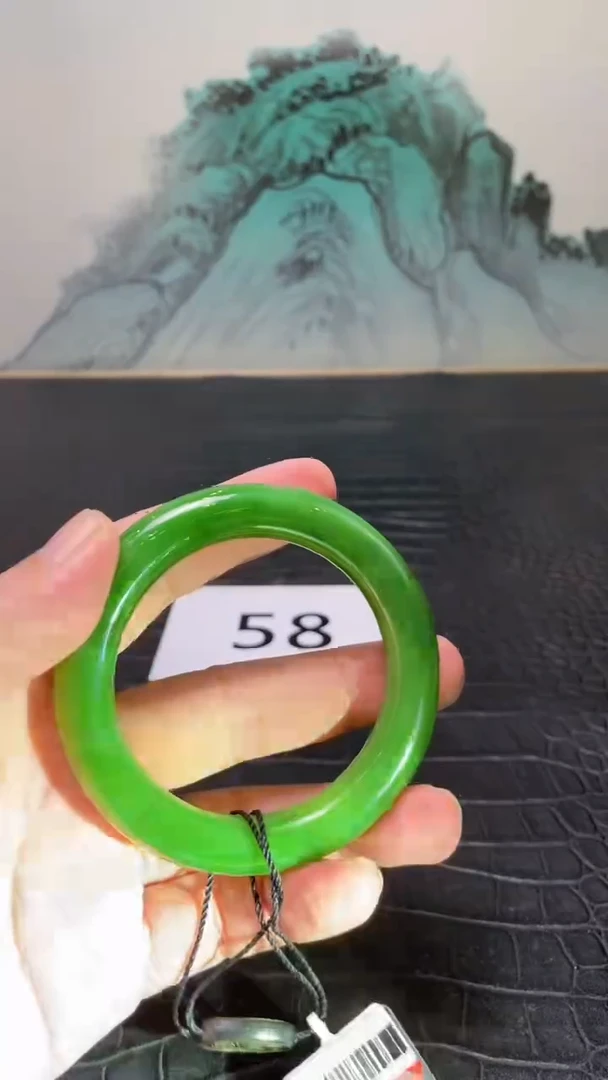 未镶嵌手镯和田玉（碧玉）梦****暖58