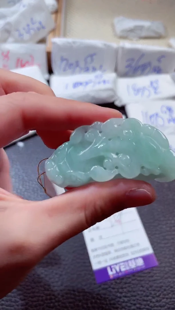 翡翠未镶嵌颈饰00001408