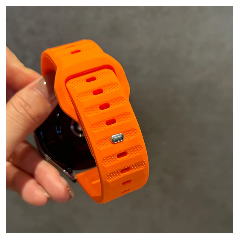 适用于华为gt6watch54pro小米S荣耀爱国者米粒纹点点硅胶运动表带
