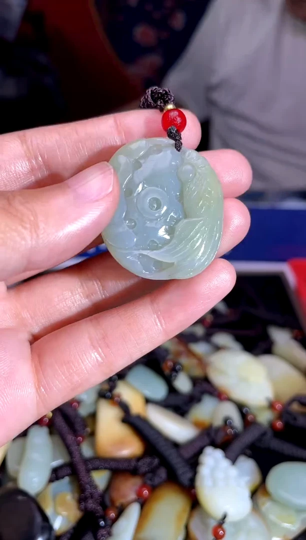 和田玉未镶嵌挂件1