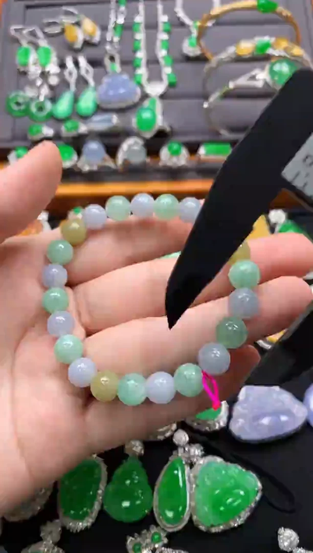 未镶嵌手串翡翠翡翠