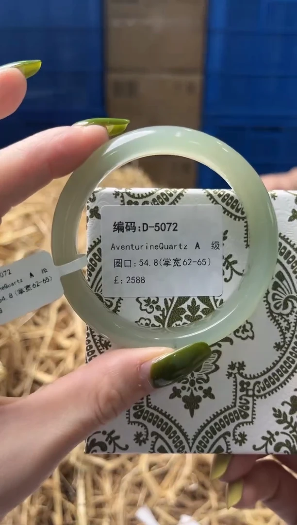 未镶嵌手镯石英质玉D5072