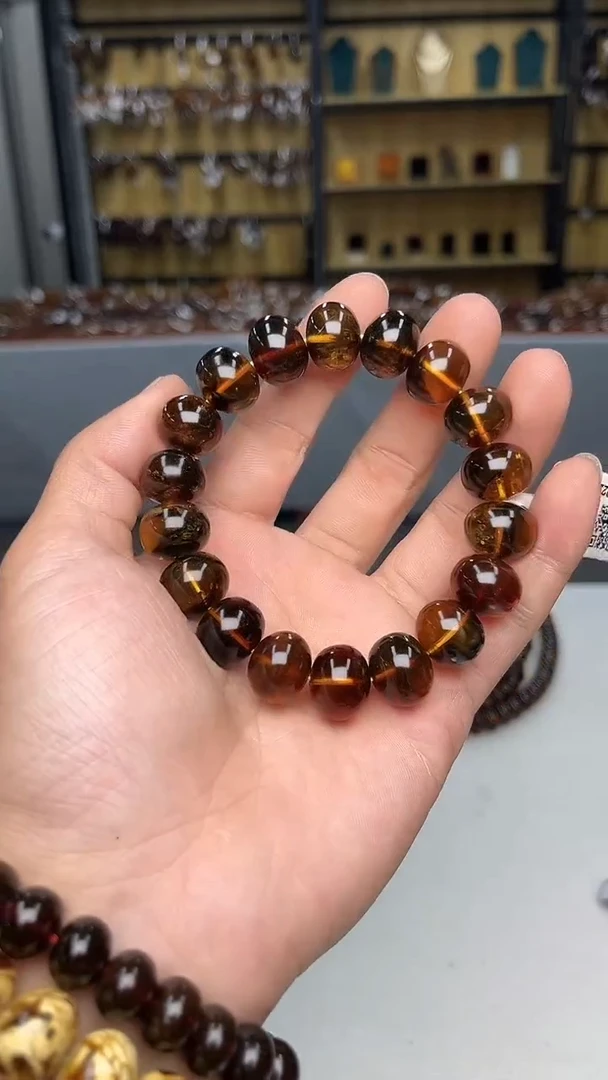 裸石琥珀未镶嵌抚顺琥珀14+多样性发其一