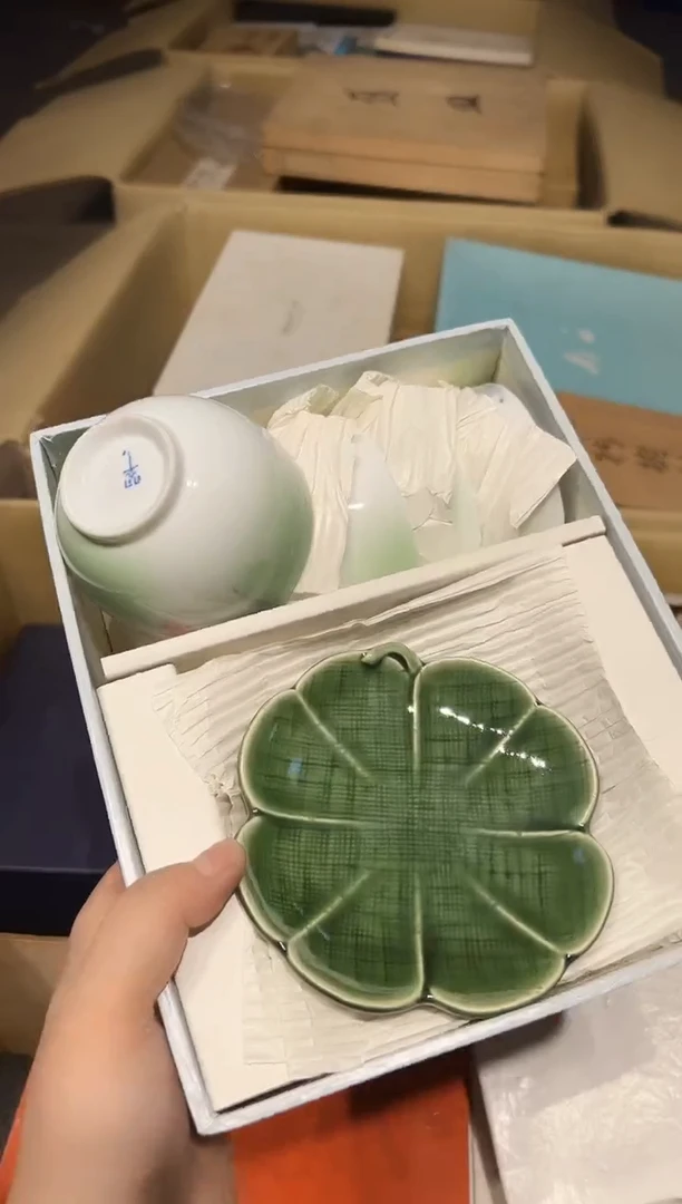 陶瓷茶周边中古品工艺品0104