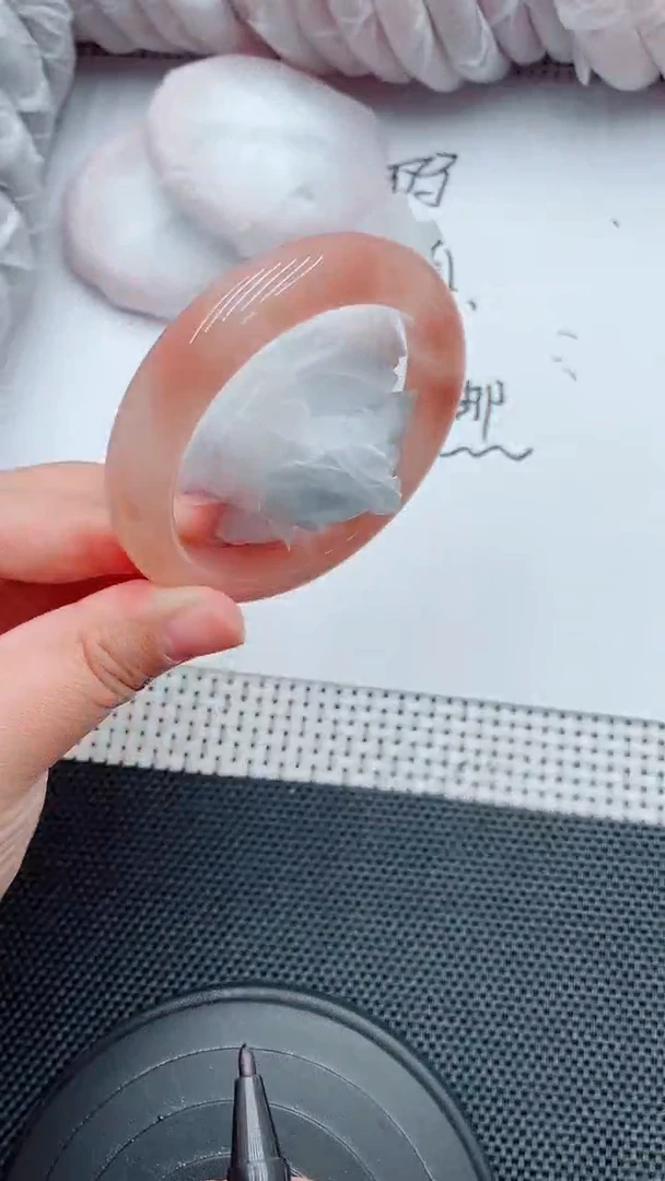 未镶嵌手镯石英质玉87-56-57