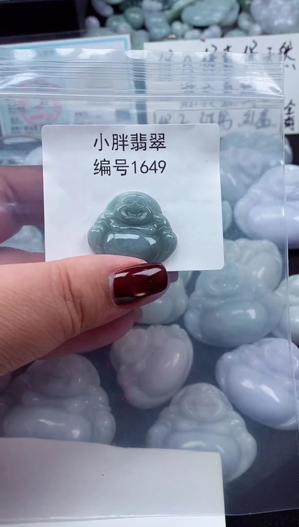 颈饰未镶嵌翡翠天然A货翡翠1649