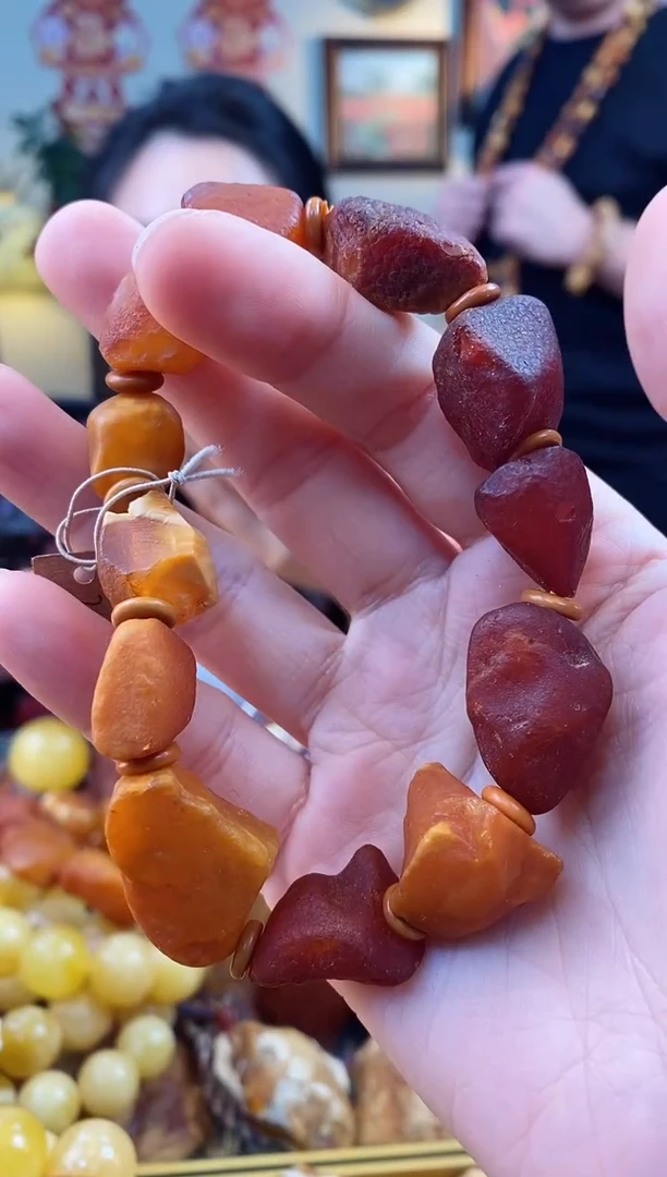 【闪购商品】琥珀手串未镶嵌手串