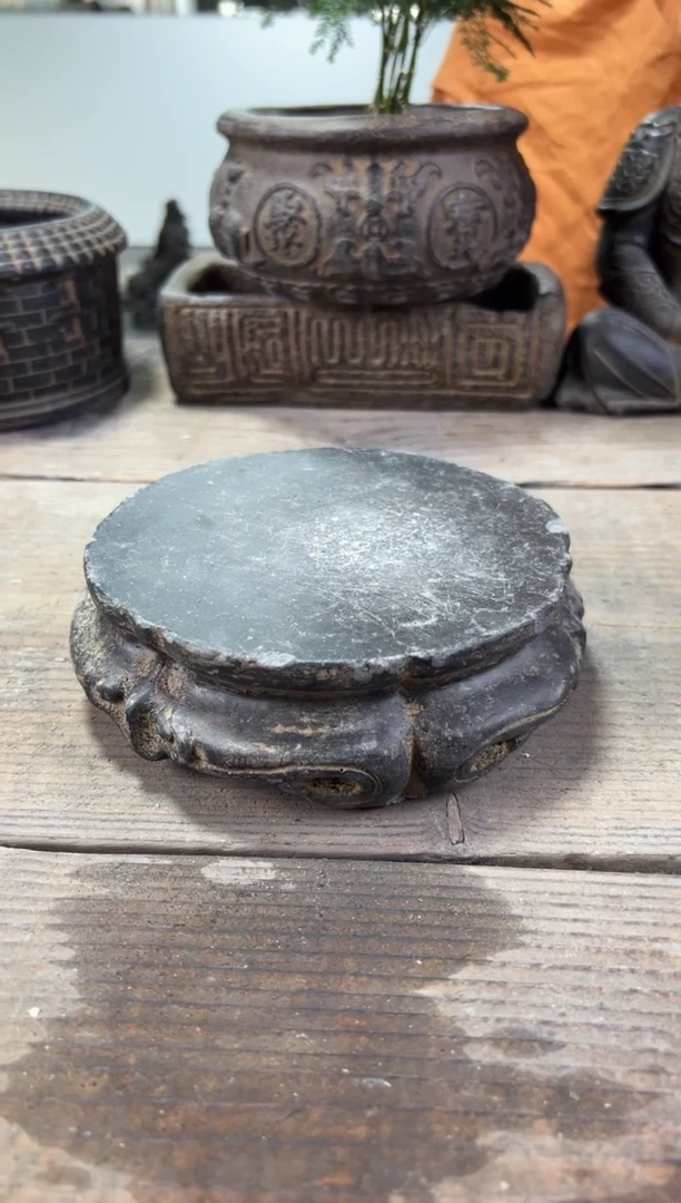 陶土【火山泥】金箍坛底座