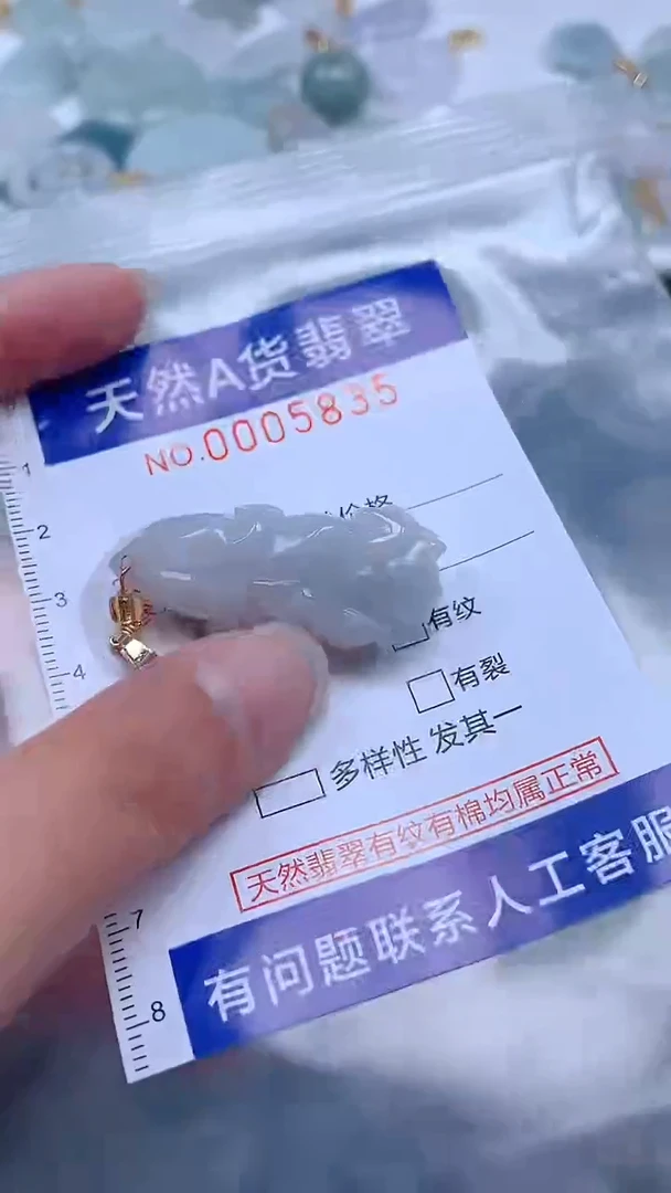 翡翠未镶嵌吊坠(不含链)1