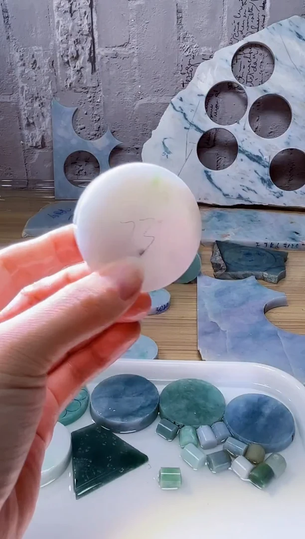 裸石翡翠天然翡翠A货石 南 698