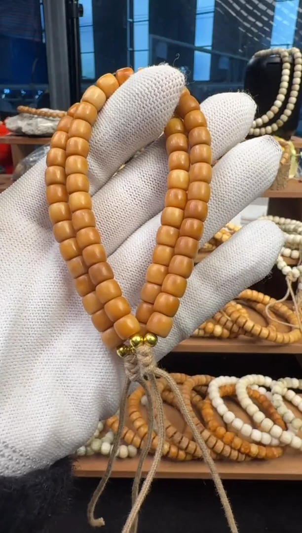 【闪购商品】菩提根/象牙果手串龙脊卡7手持玉化料