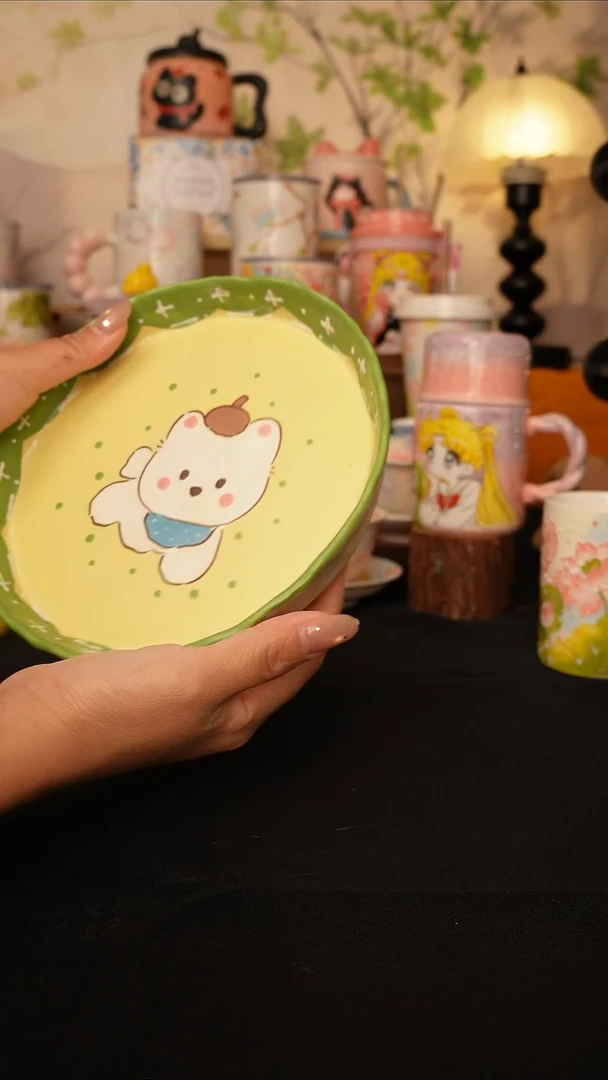 陶J****i景德镇手绘的杯子