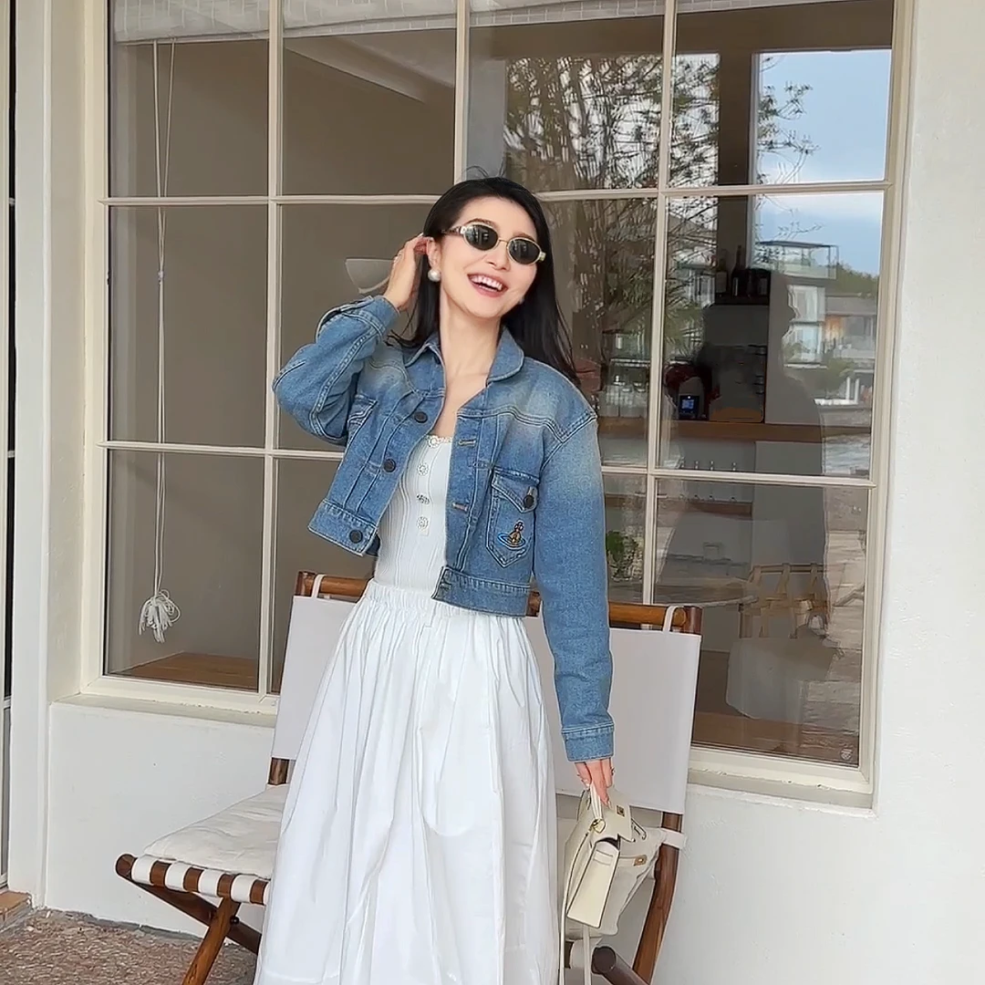 全新未使用 Vivienne Westwood/薇薇安·威斯特伍德 水洗牛仔外套