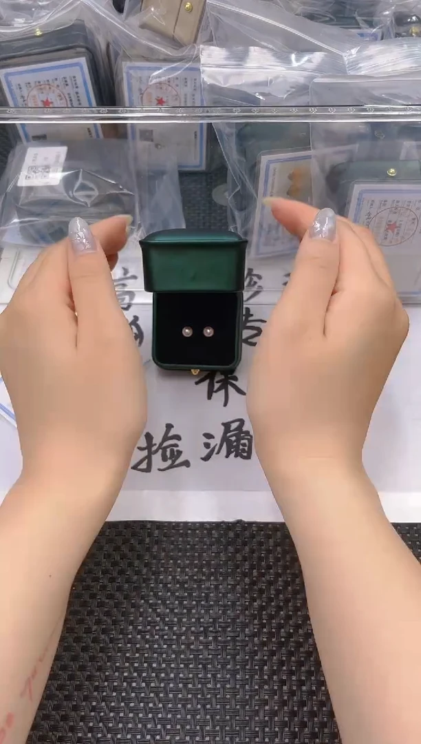 未镶嵌淡水珍珠耳饰ed1048