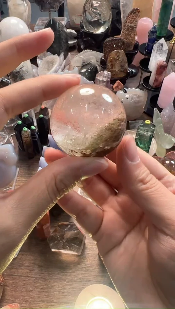 未镶嵌珠宝半成品水晶M250 约4.2cm