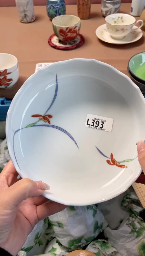 瓷片小*蹬瓷器瓷器L393