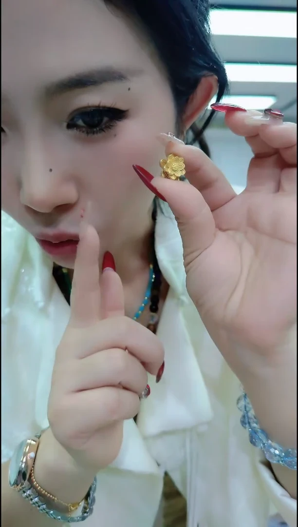 【闪购商品】玛瑙/玉髓颈饰合金2382 金色莲花款